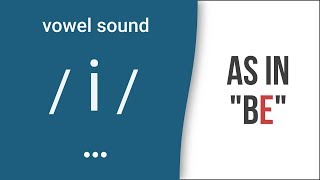 Vowel Sound  i  as in quotbequot  American English Pronunciation [upl. by Esina]