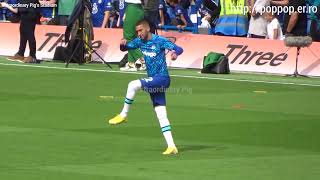 Ziyechs long shot goal practice during prematch warmup 20220903 [upl. by West517]