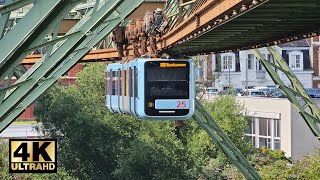 Wuppertal Schwebebahn Full Ride POV 4K  2023 [upl. by Cary414]