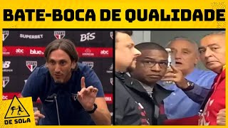 quotVAI SAIR GOL NÉquot 10 VEZES QUE TREINADORES E JORNALISTAS BATERAM BOCA EM ENTREVISTA COLETIVA [upl. by Ateuqirne]