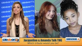 The Hunger Games Stars Jacqueline Emerson amp Amandla Stenberg Talk Casting amp On Set [upl. by Noteek155]