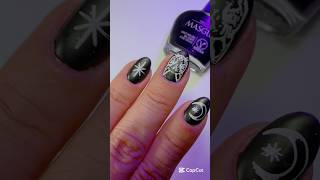 Uñitas Cósmicas con MASGLOOficial 🖤 divasmasglo nails nailart masglo [upl. by Nidia538]