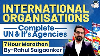 International Organizations All UN Main Bodies amp Agencies Explained  M1  UPSC  StudyIQ IAS [upl. by Adela]