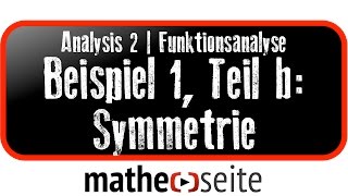 Kurvendiskussion Beispiel 1b Funktion auf Symmetrie untersuchen  A1901 [upl. by Anual]