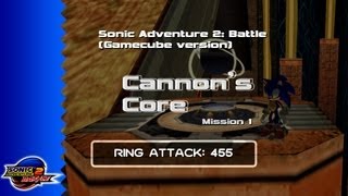 Sonic Adventure 2 Battle GCEmu  Cannons Core M1  455 Rings [upl. by Hallerson]