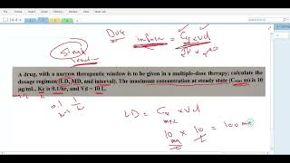 4 Questions on Henderson Equation Multiple IV Dosing IV Infusion amp Single Extravascular Dosing [upl. by Kalmick]