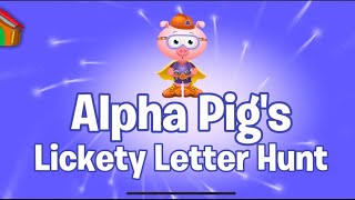 Super Why Alpha Pig Lickety Letter Hunt superwhy pbs pbskids [upl. by Alberta]