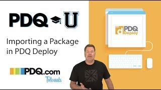 Importing a Package in PDQ Deploy [upl. by Traggat639]