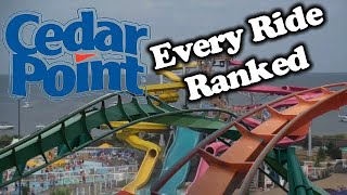 EVERY Cedar Point RIDE RANKED [upl. by Demy898]