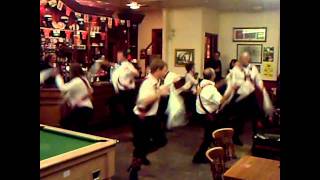 Cardiff Morris dance Y Caseg Eira at the Castle Hotel Barry 6th September 2011 [upl. by Dib]