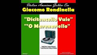 GIACOMO RONDINELLA  Dicitencello Vuie amp O Marenariello 1958 Rare US Release [upl. by Nylessoj]