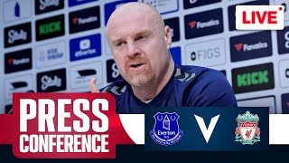 Sean Dyche PostMatch Press Conference LIVE  Everton 20 Liverpool [upl. by Amandy]