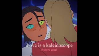 Kaleidoscope Catradora edit trending amv music shorts spop trend SheRa adora catra [upl. by Meletius]