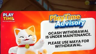 PAANO MAG WITHDRAW SA PLAY TIME GAME ZONE VIA GCASH AT PAYMAYA [upl. by Ja]