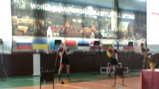 World championship 2009 ilya Tashlanov jerk 32 kg kettlebellsMPG [upl. by Janik]