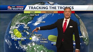 Tracking three disturbances in the tropics [upl. by Napier]