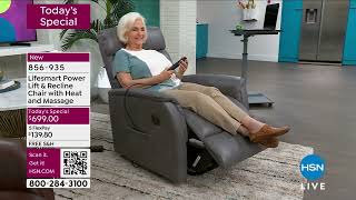 Lifesmart Power Lift Recline Chair with Heat and Massa [upl. by Egief]