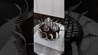 Simple chocolate cake decoration ideas chocolatecake shorts youtubeshorts viralvideo trending [upl. by Annayek]