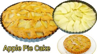 Easy Apple Pie Cake Recipe  Very Easy and Delicious  Apple Cake Recipe with Fresh Apples [upl. by Libby]