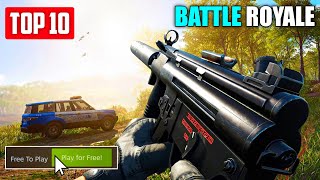 Top 10 FREETOPLAY Battle Royale Games For PC 2024🔥 [upl. by Essirahs]