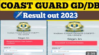 Coast guard invalid credentials problem solvedcoast guard result download 2023coast guard result [upl. by Benjie]