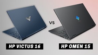 Hp Victus 16 vs Hp Omen 15  RTX 3050 vs GTX 1660Ti  2021 [upl. by Kcirdla]