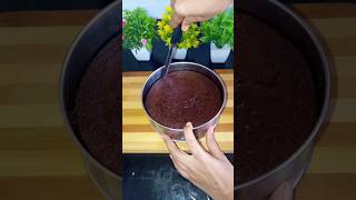 quickest softest eggless chocolate cake😊😋food recipe cooking [upl. by Skiest]