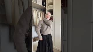 hijab hijabfashion pregnant grwm aesthetic tesettür modestoutfit [upl. by Repooc]