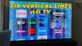 How to fix LG smart tv horizontal lines on the screendiy how [upl. by Dang]