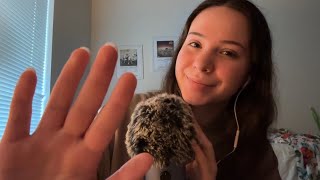 ASMR Positive Affirmations amp Hand Movements with the fluffy mic [upl. by Yenaiv197]