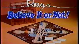 1985 Ripleys Believe It or Not Board Game TV Commercial [upl. by Franni]