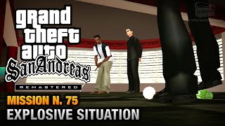 GTA San Andreas Remastered  Mission 75  Explosive Situation Xbox 360  PS3 [upl. by Nealson]