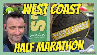 WEST COAST HALF MARATHON REVIEW  Brilliant race to run [upl. by Nefen445]