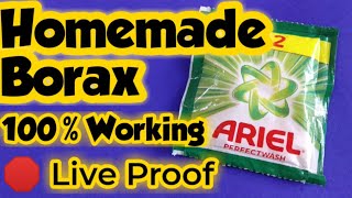 How to Make Borax at Home Make slime activator at home with proofSuccess 100 Diy Slime activator [upl. by Shiverick]