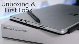 2021 Surface Pro 8  Unboxing and First Look [upl. by Krebs97]