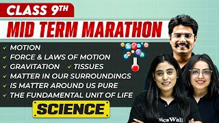 Complete CBSE Science  Class 9th  MID Term in One Shot  Marathon Series 🔥 [upl. by Zimmerman]