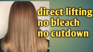 how to change hair colour at home direct lifting anil blue secrets [upl. by Sinai]