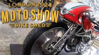 BIKE SHED Motorcycle Show 2024 Tobacco Dock London [upl. by Cohette]