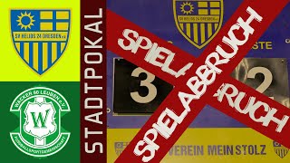 PokalDerby 6x Rot amp Spielabbruch  SV Helios 24 Dresden vs FSG Wacker 90 Leuben [upl. by Nivloc956]