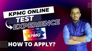 KPMG online test experience  How to apply to KPMG  Questions asked in online test of KPMG [upl. by Essinger581]