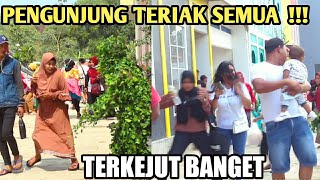 BUSHMAN PRANK  PENGUNJUNG HEBOH TERIAK  GADING PARADISE [upl. by Ecniv]