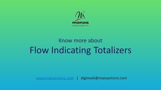 What is Flow Indicating Totalizer [upl. by Hakceber]