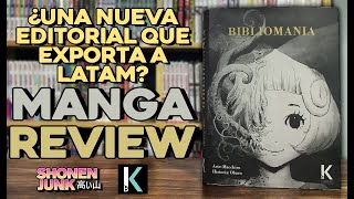 Bibliomania  Manga Review  Kibook Ediciones [upl. by Ribaudo]