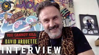 David Arquette Interview Actor Talks You Cannot Kill David Arquette And More [upl. by Durman]