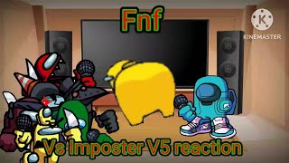 Fnf react to Vs Imposter V5 mod Gacha club [upl. by Suzann]