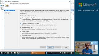 Windows Server 2019 WSUS Server Cleanup Wizard [upl. by Trevar]