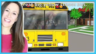 School Bus Kids Song Karaoke Nursery rhymes  Childrens songs by Patty Shukla [upl. by Yila252]