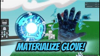 HOW TO GET THE NEW quot⚡MATERIALIZE⚡quot GLOVE IN SLAP BATTLES [upl. by Enytsuj]