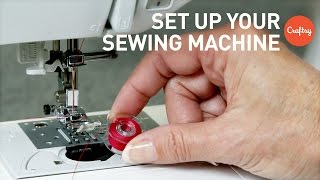 How to Set Up a Sewing Machine for Beginners with Angela Wolf [upl. by Aiekahs]