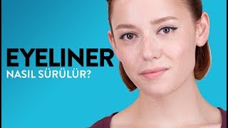 Kuyruklu Eyeliner Sürme Teknikleri [upl. by Weisbart]